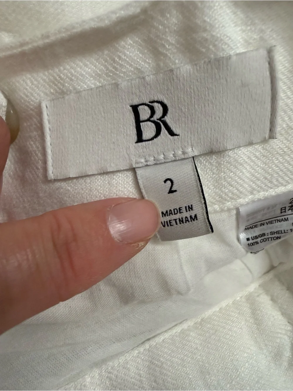 Banana Republic White 100% Linen Wide Leg Culotte Pants Size 2 Resort Beach Vaca